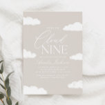 We're On Cloud Nine Gender Neutral Baby Shower Invitation<br><div class="desc">Invite friends and family to share in the joy of your little one's arrival with this gender neutral 'cloud nine' themed baby shower invitation.</div>