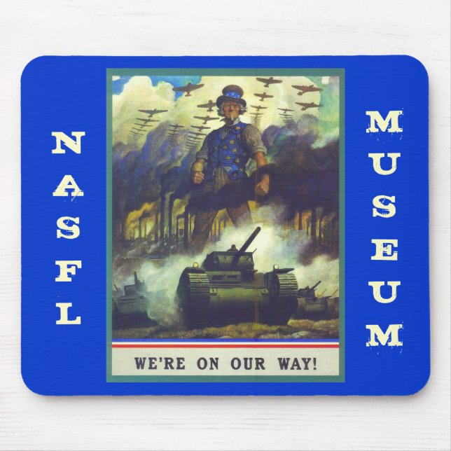 We're on our way mouse pad (Front)