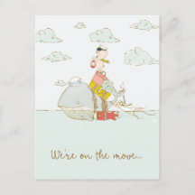We're On The Move Postcard