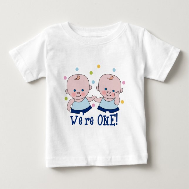 We're One Boys Birthday T-shirt (Front)