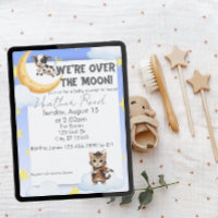 We're Over the Moon, nursery rhyme baby shower