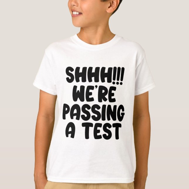 Were Ping A Test Funny Test Day 2022 Testing Teach T-Shirt (Front)