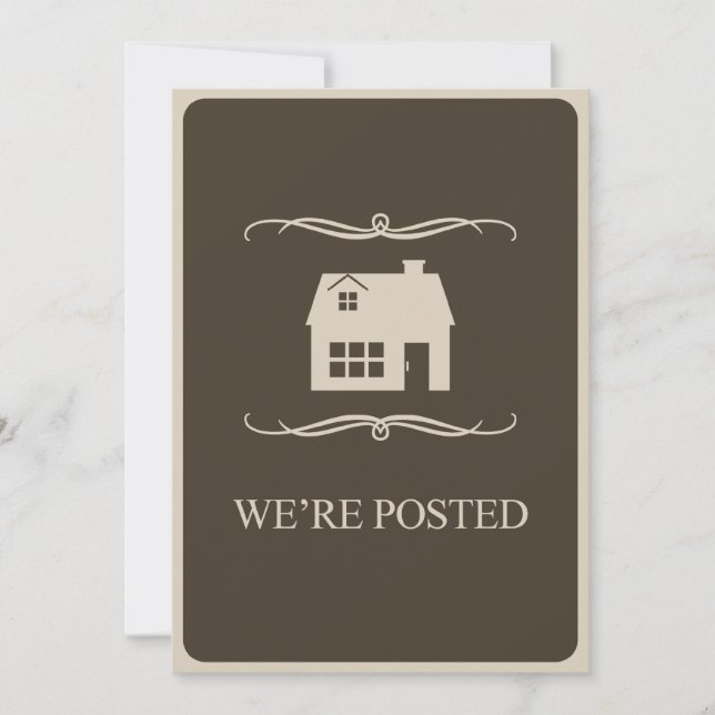 we're posted announcement (Front)