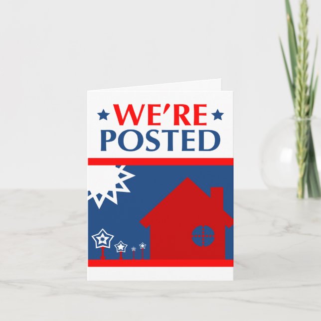 we're posted announcement : pop home (Front)