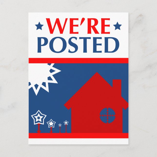 we're posted announcement : pop home (Front)