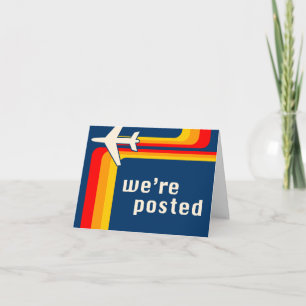 we're posted announcement : retro plane