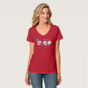 We're Real Women's V-Neck T-Shirt