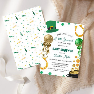 Were so Lucky St patrick's day Baby Shower Invitation