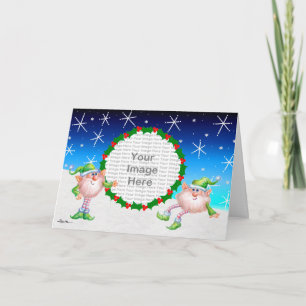 We're Surrounded By Flakes! Holiday Card