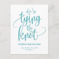 We're Tying The Knot Save The  Date Non Photo