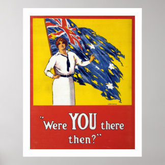 Were YOU There Then? (white) Poster