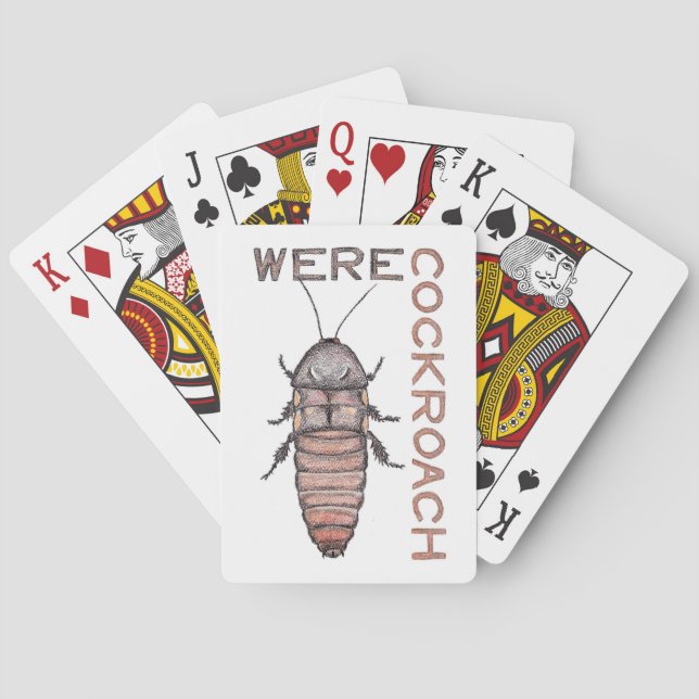 Werecockroach Playing Cards (Back)