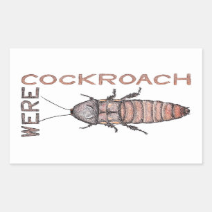Werecockroach Stickers