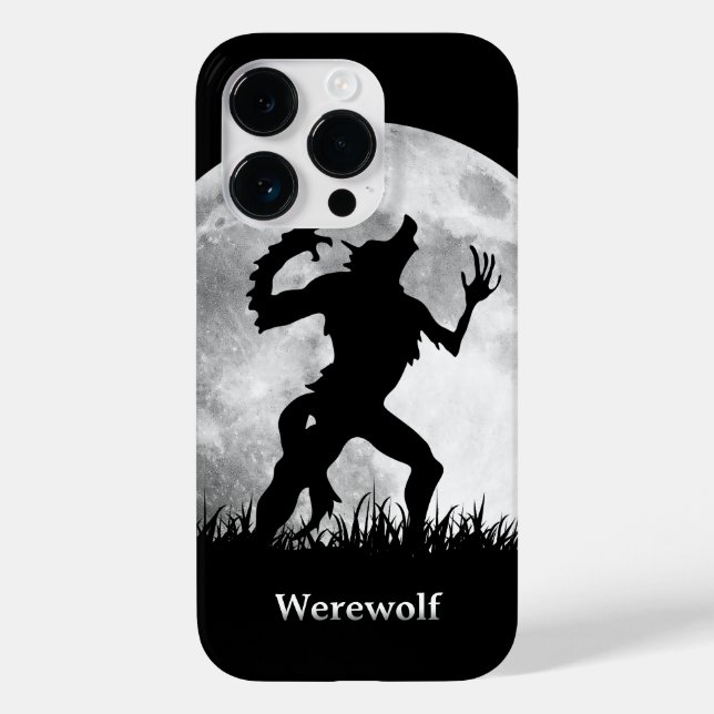 Werewolf at the Full Moon - Cool Halloween Case-Mate iPhone Case (Back)