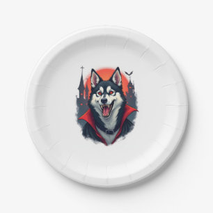 Werewolf Beagle Howl Paper Plate