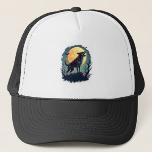 Werewolf Beagle Howl Trucker Hat
