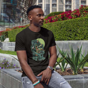 Werewolf Cartoon Halloween   T-Shirt