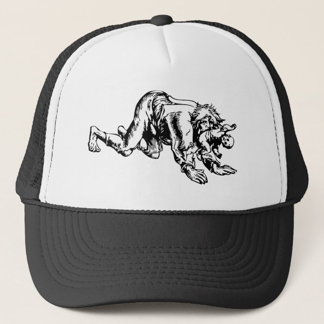 Werewolf Eating Baby Trucker Hat (Front)