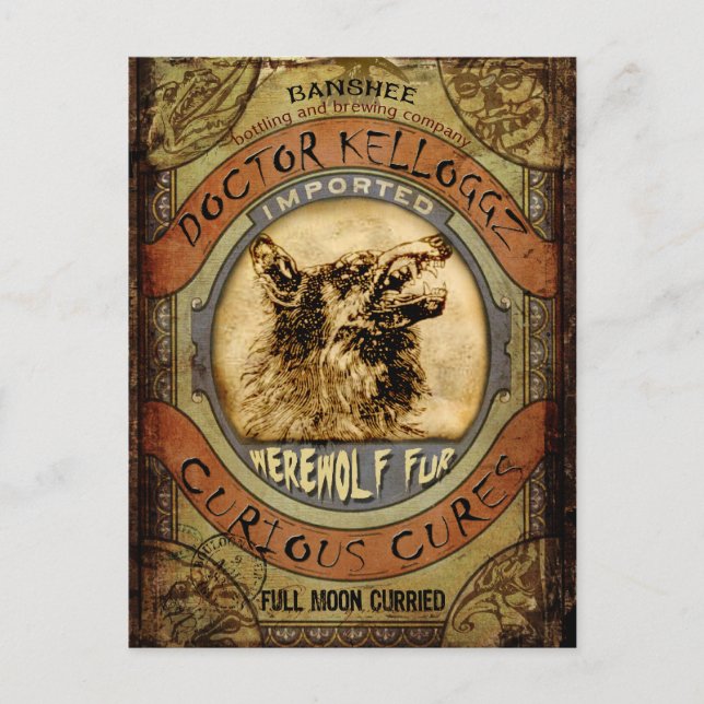 Werewolf Fur Postcard (Front)