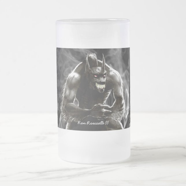 Werewolf Glass Mug (Center)