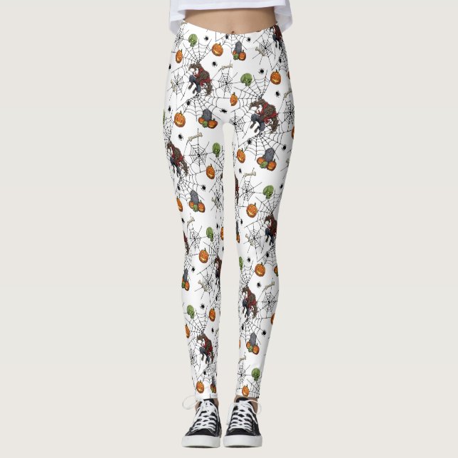 🐺 Werewolf Halloween Leggings 🎃💀 (Front)