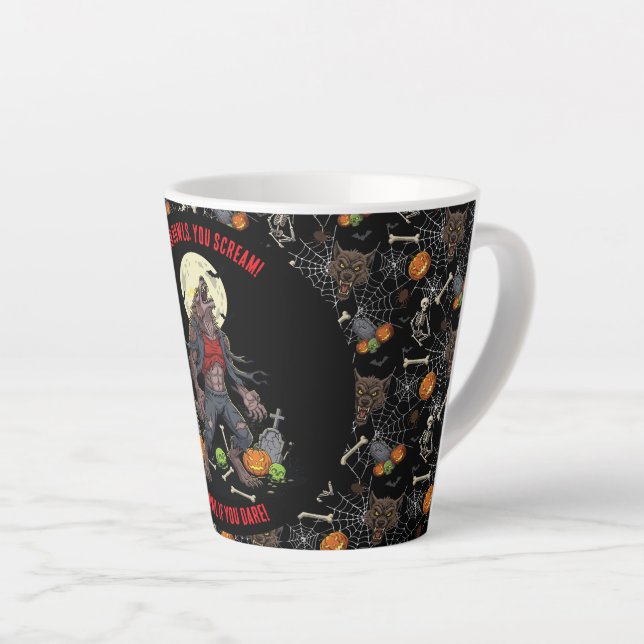 🐺 Werewolf Halloween Mug 🎃💀 (Right Angle)