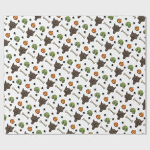 🐺 Werewolf Halloween Wrapping Paper 🎃💀