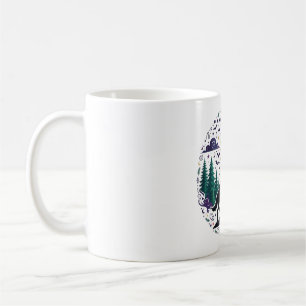 Werewolf Howling Moon Gothic Halloween Art Coffee Mug