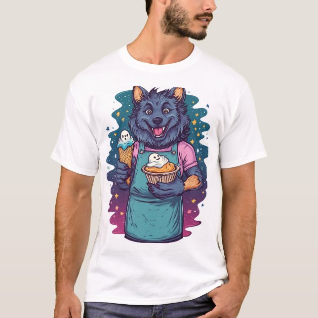Werewolf Ice Cream Stand T-Shirt (Front)