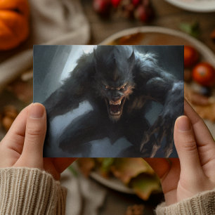 Werewolf Lycan Postcard