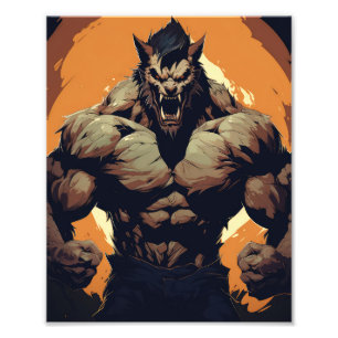 Werewolf Monster Photo Print