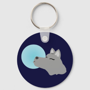 Werewolf Moon Key Ring
