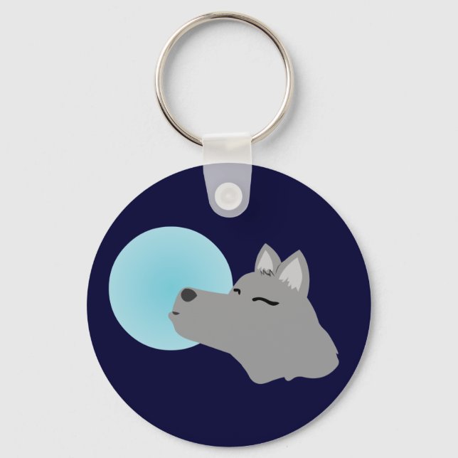 Werewolf Moon Key Ring (Front)