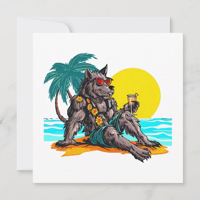 werewolf on vacation (Front)