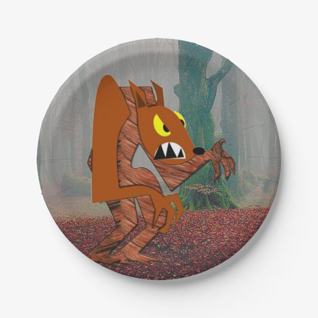 Werewolf Paper Plates (Front)