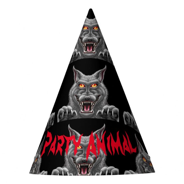 Werewolf Party Hat (Front)