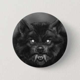 Werewolf Pin/Button 6 Cm Round Badge
