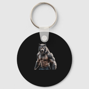 Werewolf Proof That Size Does Sticker Key Ring