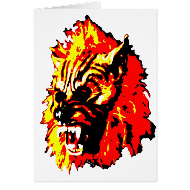 Werewolf Red, Yellow, Black (Front)