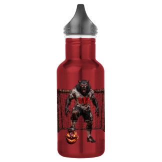 Werewolf Soccer Player Halloween Horror Art 532 Ml Water Bottle