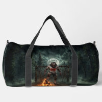 Werewolf Soccer Player Halloween Horror Art