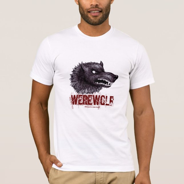 Werewolf t-shirt design (Front)