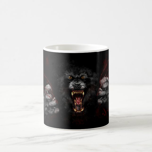Werewolf Tearing Out Your Heart Coffee Mug (Center)