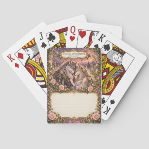 Werewolf Wedding Guest Book Signing Deck Playing Cards