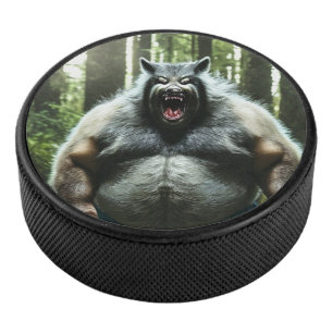 Werewolf Who Ate The Whole Village hockey puck