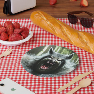 Werewolf Who Ate The Whole Village paper plates