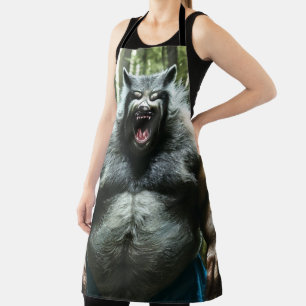 Werewolf Who Ate The Whole Village women apron
