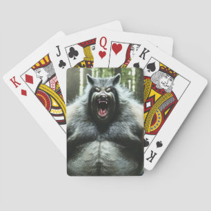 Werewolf Who Ate Whole Village Poker playing cards
