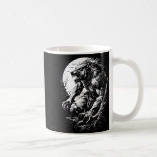 Werewolf Wolf Howling at Full Moon Coffee Mug