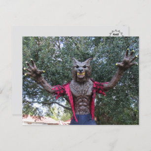 Werewolf  / Wolf Man Postcard
